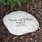Engraved Marriage Garden Stone L563614